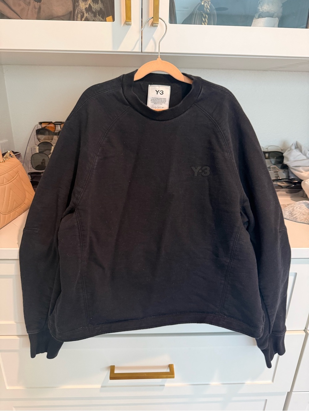 Y-3 women’s Black Crewneck Sweatshirt